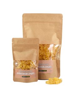 Gedroogde ananas voor vogels.